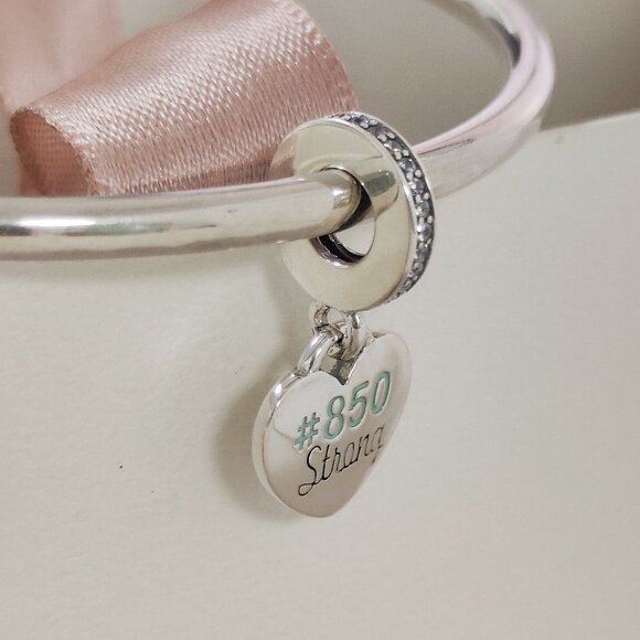 Pandora Florida Map Exclusive Heart Bead Charm S925 Silver Pendant with box - Picture 4 of 10